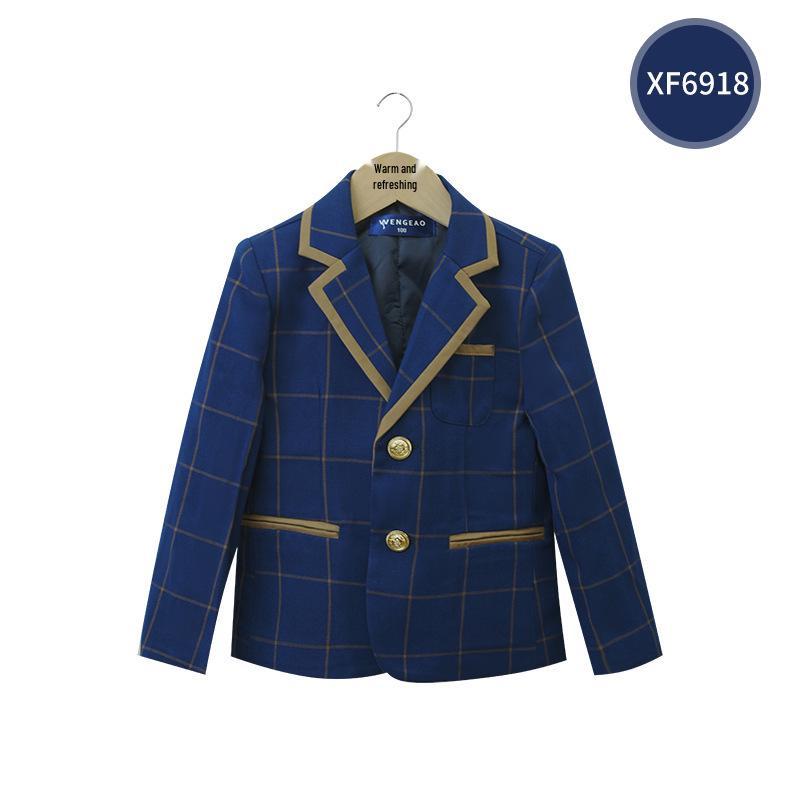 College-Stil Schuluniform-Blazer für Moderation, Rede und Abschlussfotos