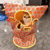Cat's Paw Cat Bag Toy Diamond Bag Self-Hi Relieving Stuffy Handy Gadget Cat Teaser Cat Tunnel Ringing Paper Cat Toy Pet Supplies