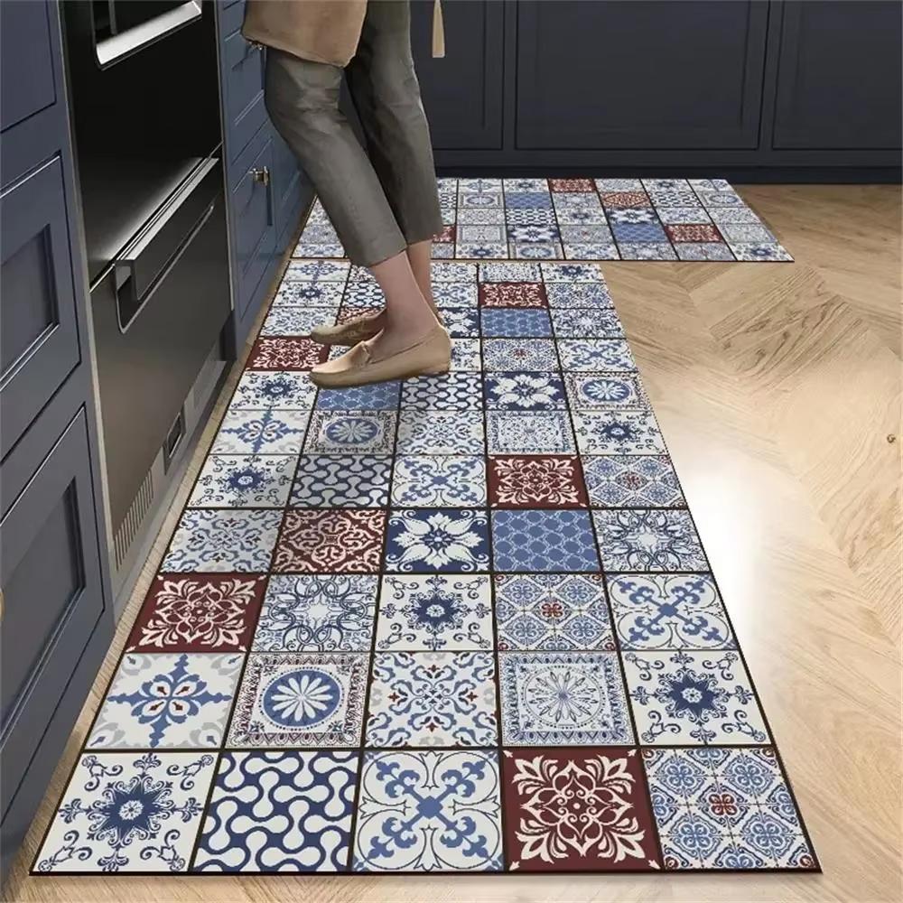 New Model Kitchen Floor Mats - Anti-Slip, Oil-Resistant, Washable, Non-Drying, Water-Resistant Rug For Home Decoration