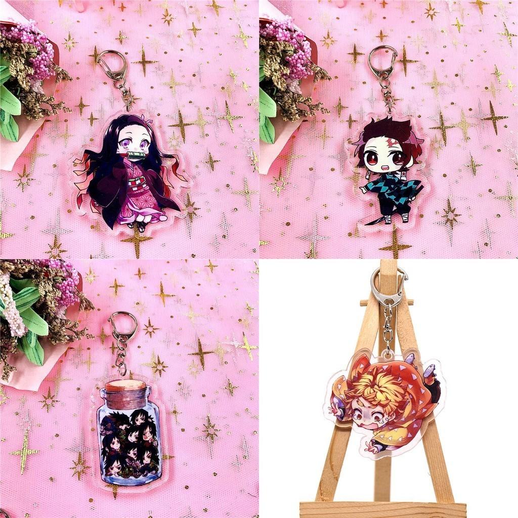 Breloc Demon Slayer Acrilic Robust și Clar Pentru Fanii Kimetsu No Yaiba