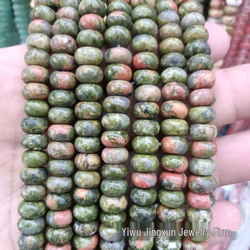 100 Natural Stone 5x8mm Abacus Beads for Jewelry Making – Bracelets & Necklaces