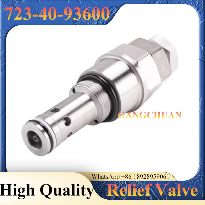 Main Relief Valve 723-40-93600 7234093600 for PC200-8 PC220-8 Excavator Parts