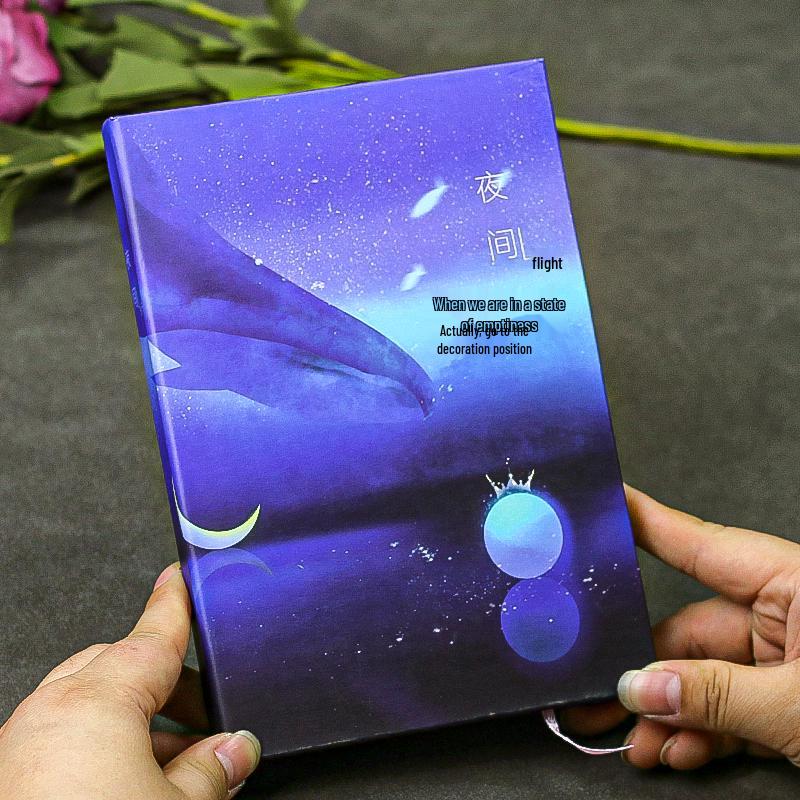 Retro Starry Sky Student Diary: Full-Color Planner Notebook