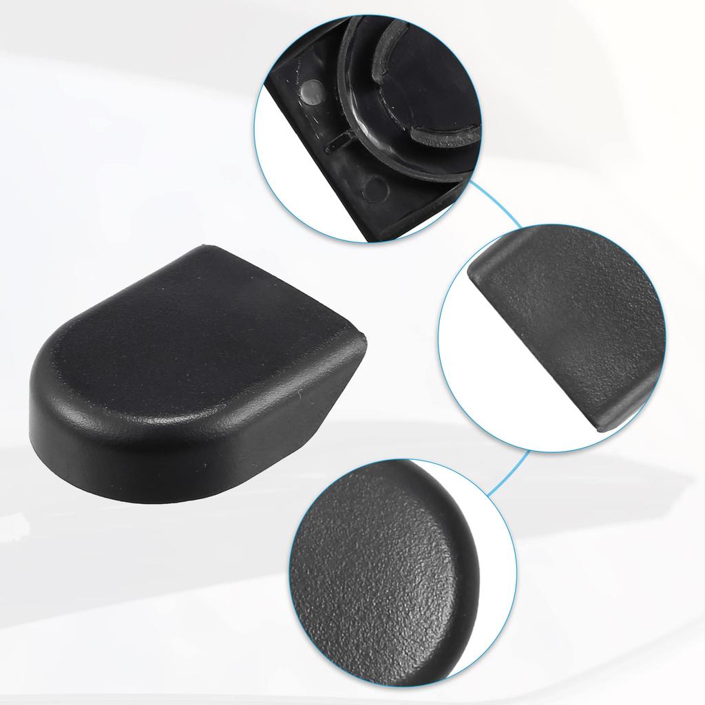 ACROPIX Rear Wiper Arm Nut Cover Cap for Toyota Rav4 Tacoma Black 1 Piece