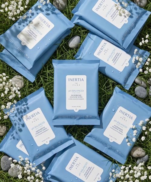 The Pure Microbiome Feminine Cleansing Wipes 10 Sheets x 10 Packs