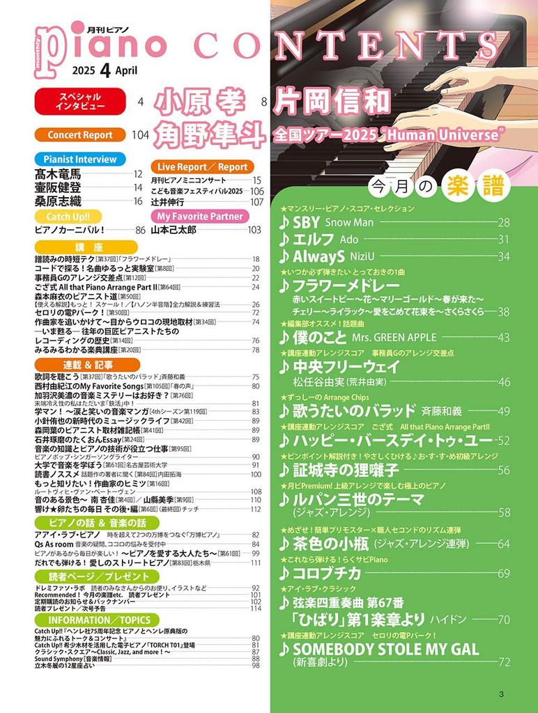 Monthly Piano April 2025 Issue
