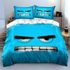 Blue Three-Piece Set For Decoration Exquisite Three-Piece Bedding Set Gift For Kids And Adults