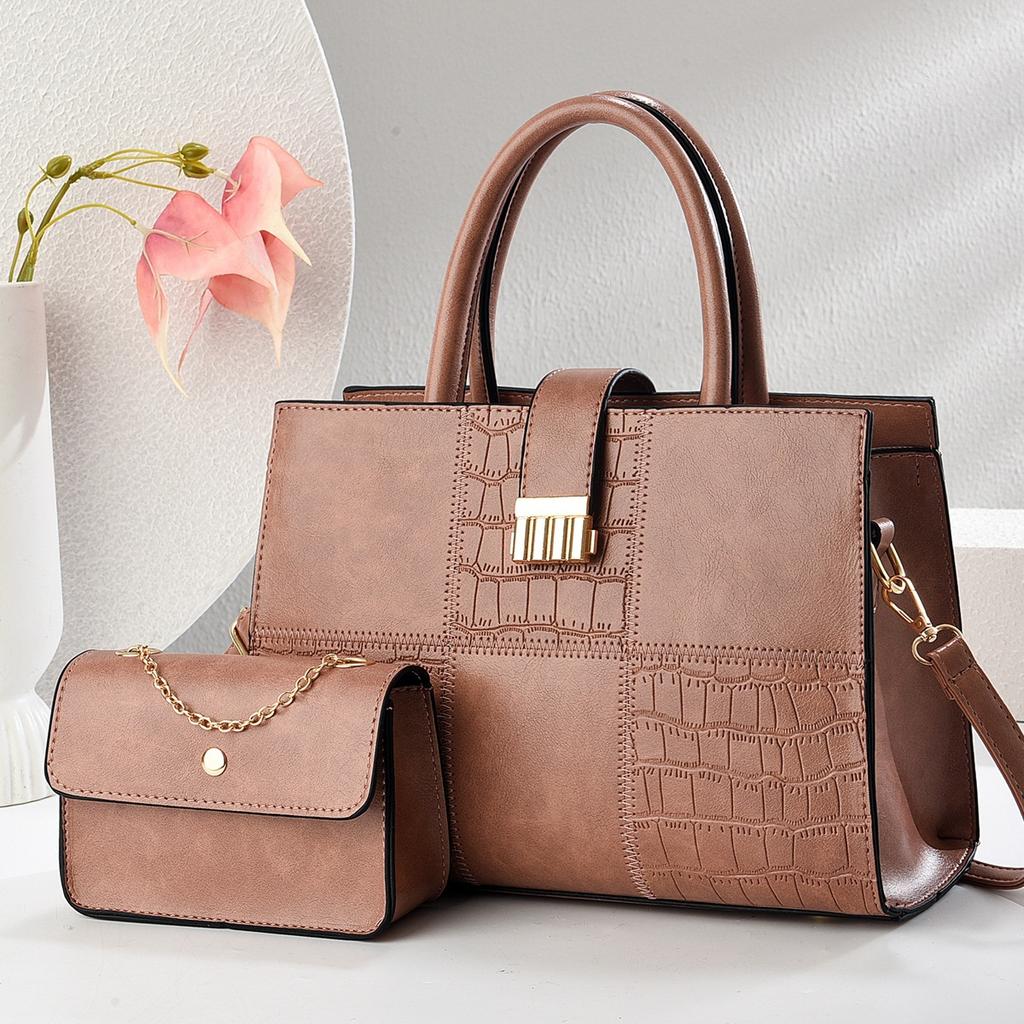 Nouveau Sac à Langer Motif Pierre Assemblée Haute Valeur Grande Capacité Sac à Main Multifonctionnel Lumière Luxe Sac à Bandoulière Unique Sac Bandoulière
