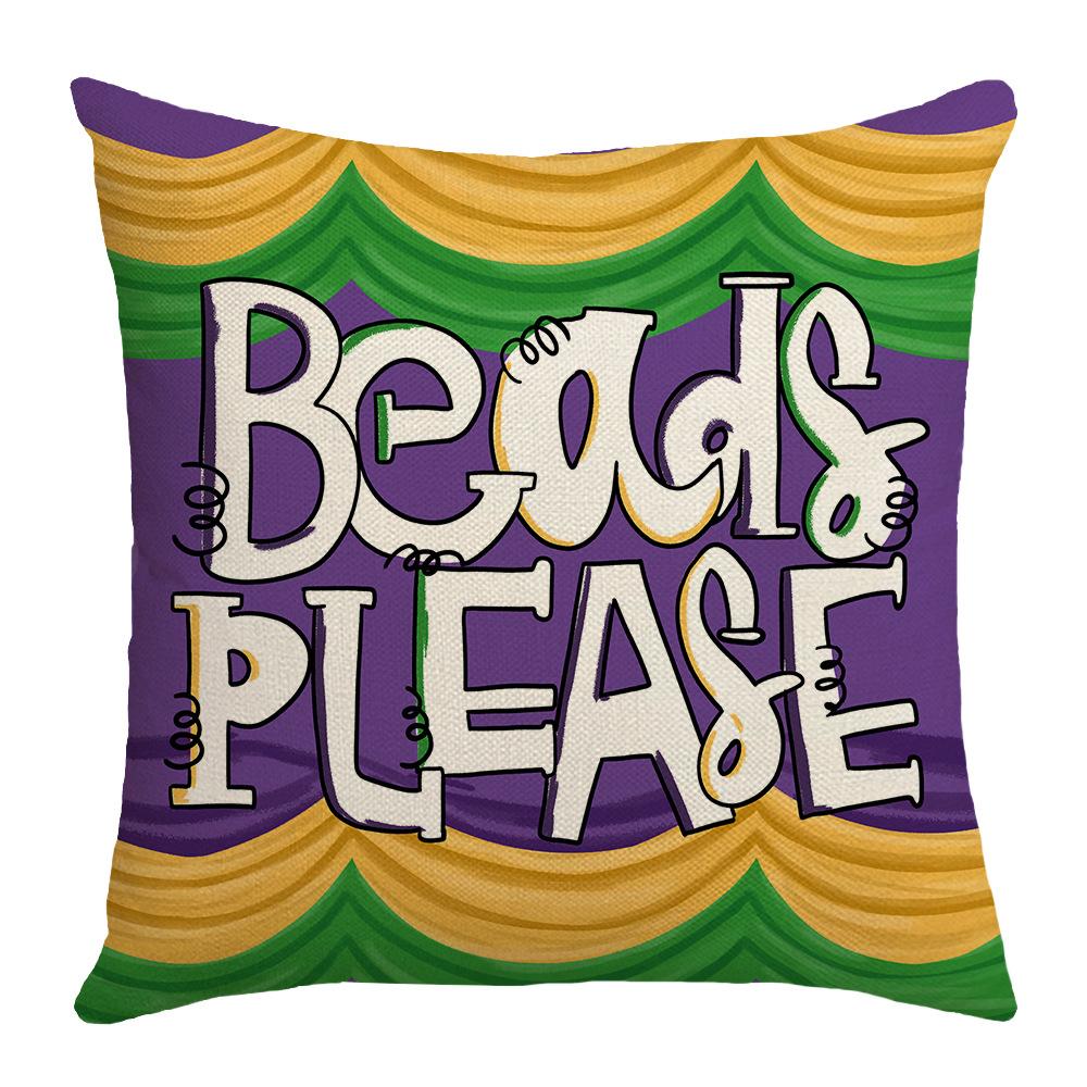 Mask Carnival Pillow Cover Digital Printing Living Room Bedroom Sofa Cushion Cushion Cover
