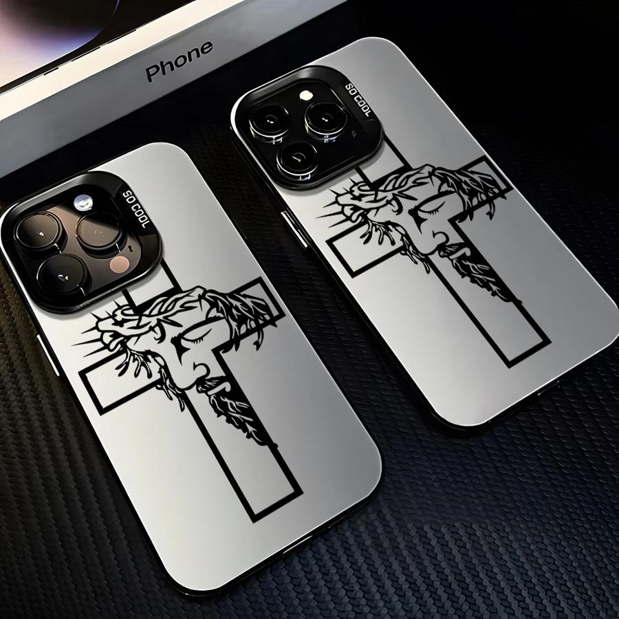 Cross Jesus Cover Case for iPhone 15 Plus 16Pro 14 Pro MAX 12 16 11 16e 13 13Pro