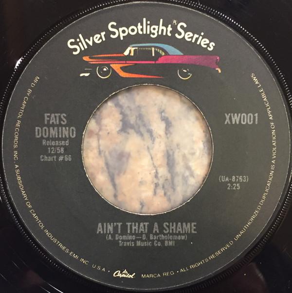 

7inch Record FATS DOMINO Aint That A Shame Goin Home XW001 Capitol Records US Rock Used