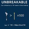 10Pcs Golf Tees Wear Resistant Portable Oblique Insertion Decrease Friction Professional Increase Distance Compact 10 Degrees Golf Ball