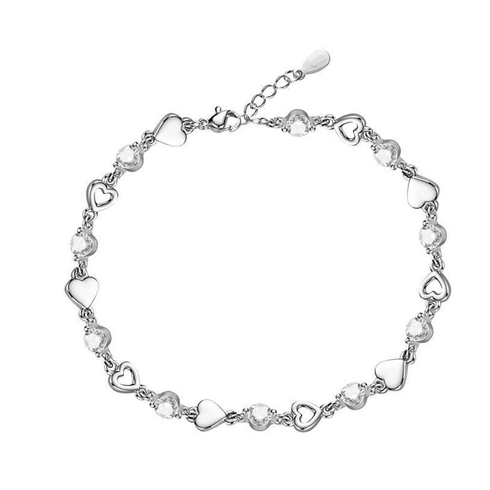 Fashion Hollow Heart Bracelets For Women Man Fresh Bracelet Personality Round Bead Bracelet Jewelry Accessories Christmas Gifts