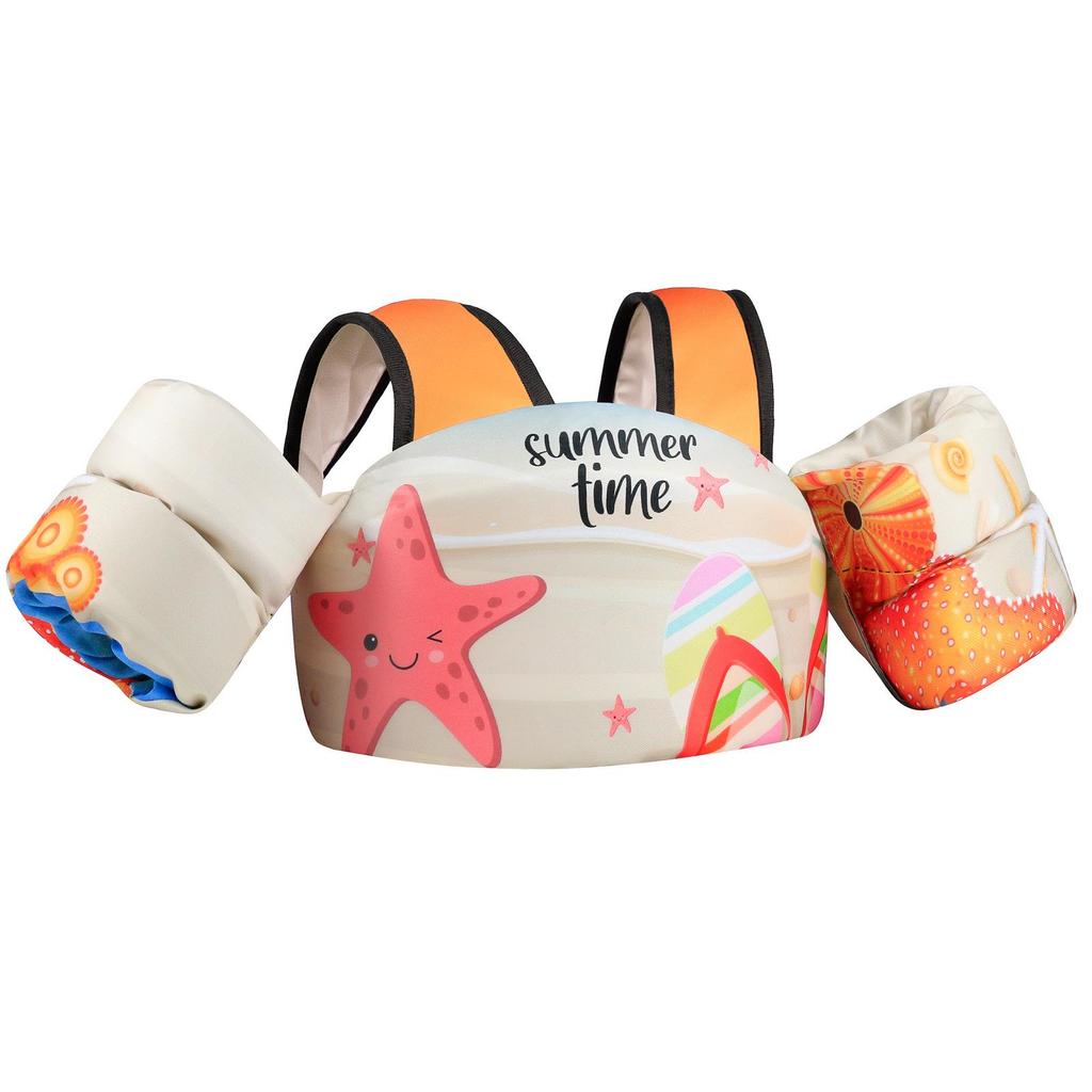 Children's Cartoon Flotation Suit and Armbands Swimming Gear