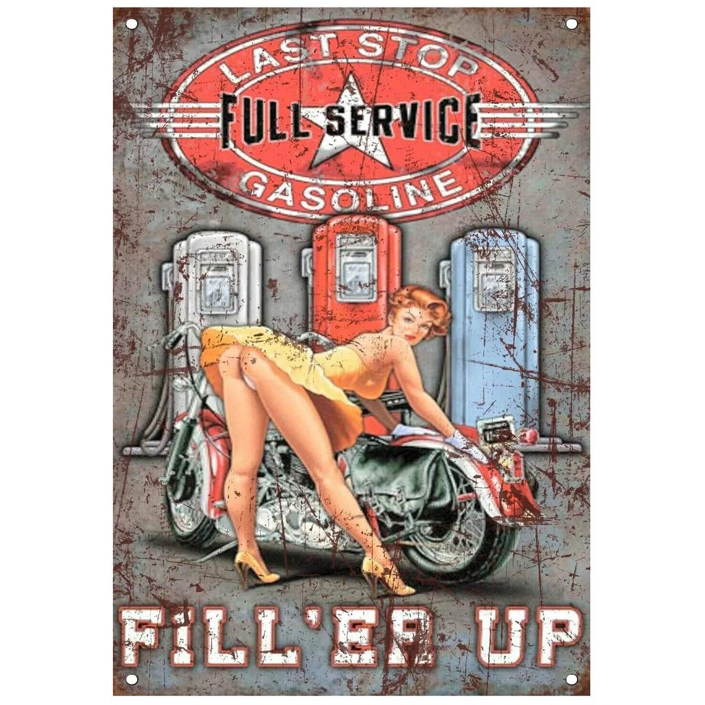 Metal Tin Signs Plaque Pinup Garage Wall Decoration Vintage Iron Painting Art Posters for Man Cave Home Cafe Garage Club Bar