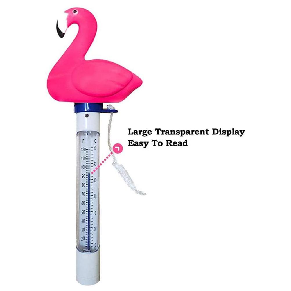 Pool Thermometer Floating Water Temperature Meter with String Swimming Pool Thermometer for Outdoor and Indoor Pools