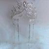 Gothic Lolita Angel Halo Headpiece Queen Anna Sun Goddess Crown Tiara Headband Baroque Hair Accessories Hanfu Hair Ornament