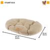 Ferplast Coussin pour chien et chat Stuart 65-6 Beige