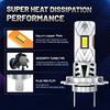 LED H7 Headlights 100W 20000LM Car Light CSP Chip H4 H8 H9 H11 6500K 1: 1 Mini Size Fog Light 12V