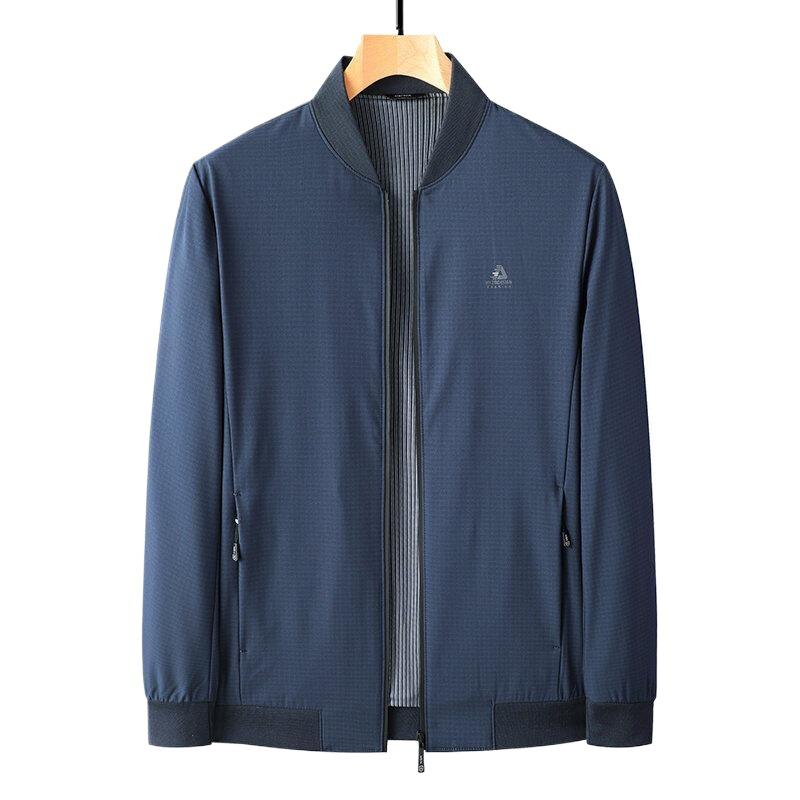 

Уютные повседневные куртки мужские осенне-зимние повседневные куртки мужские пальто молодежные красивые верхние пальто Простая мужская куртка M синий