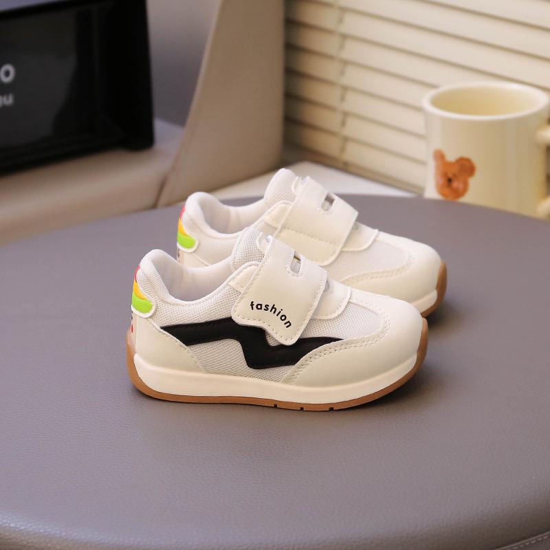 

Модні сітчасті повсякденні дитячі кросівки Весна 2026 - Зручні кросівки для малюків для хлопчиків та дівчаток 18 - 12.5cm чорний