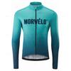 Morvelo Autumn T Men Long Sleeve Bike Clothing Uniform Maillot Ropa De Ciclismo Sports Bicycle Bib Pants 2026 Autumn Breathable Cycling Suit