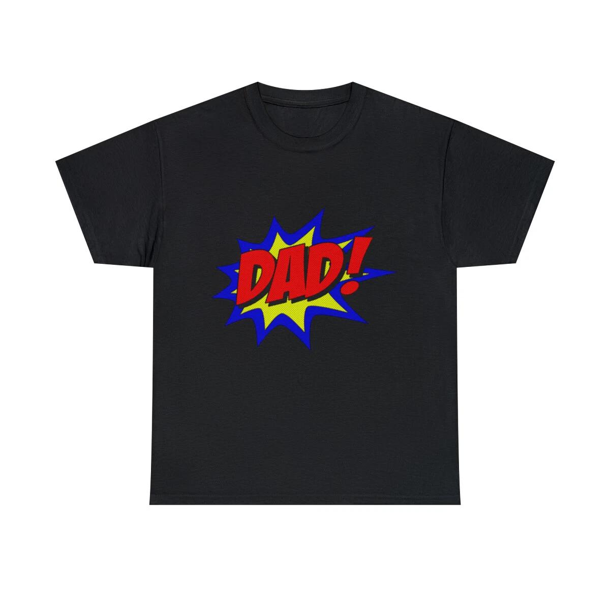 Superhero Dad Graphic Tee Shirt, S-5XL S