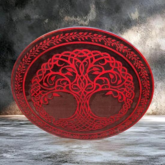 60.96 Cm Wooden Viking Shield Warrior Shield Ancient War Round Shield Best Gift