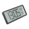 Electronic Wall Clock with Temperature and Humidity Display LCD Screen LED Time Date Week USB or AAA Battery Powered