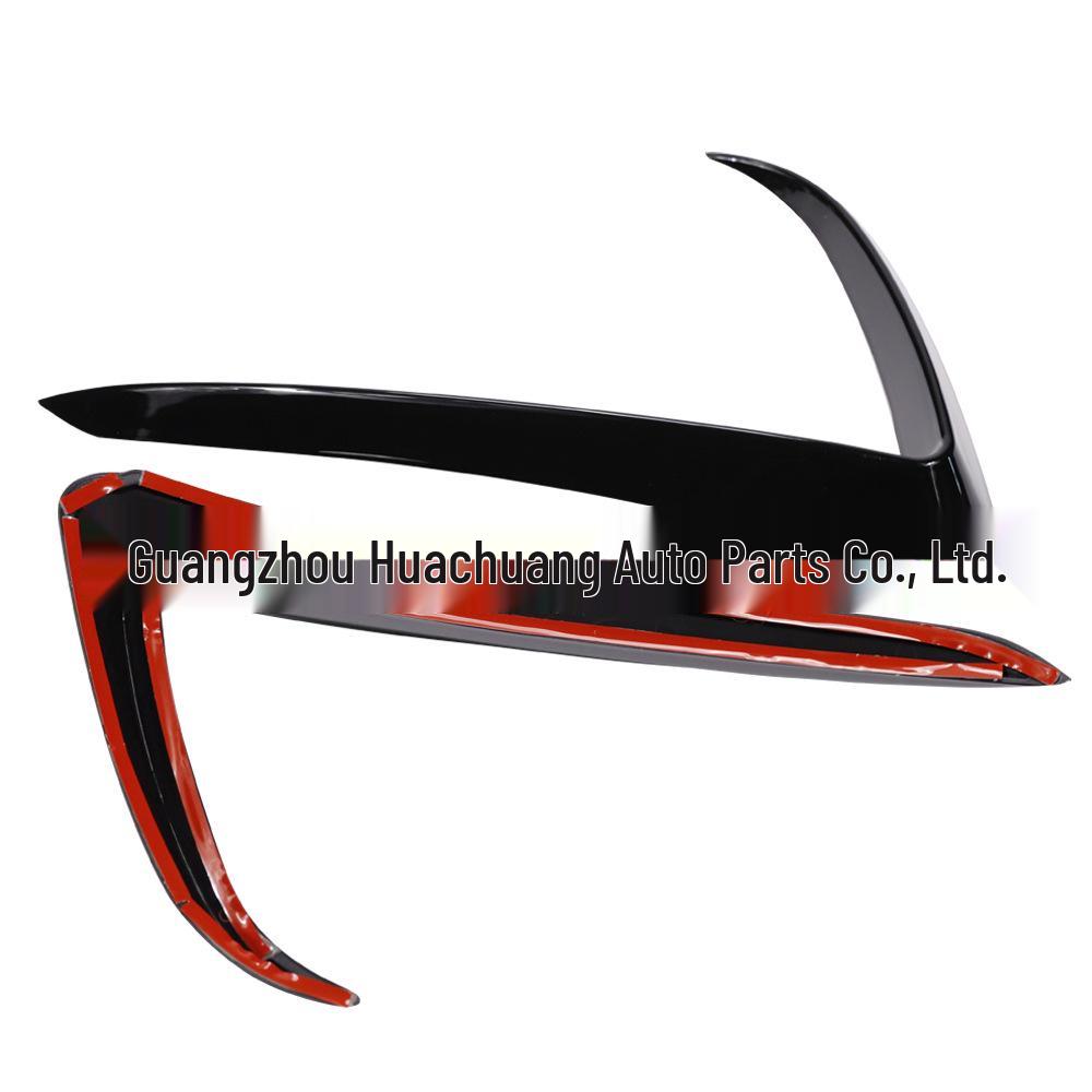 Front Bumper Fog Light Trim & Wind Deflector Panel for Tesla Model Y (2017-2023)