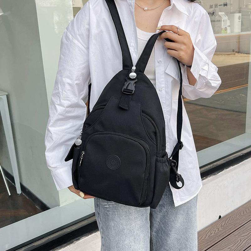 Sommerlich Lässig Einfach Rucksack mit Großer Kapazität Leicht Vielseitige Umhängetasche Oxford-Gewebe Multifunktionale Brusttasche Damen