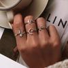 WOSTU Adjustable Rings Real 925 Silver Stackable Engagement Zircon Open Size Rings For Women Female Original Jewelry