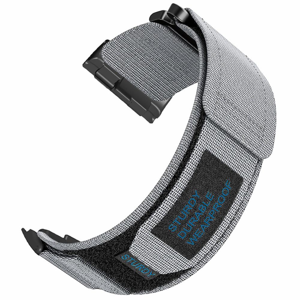 

Для Huawei Watch D Ремешок для часов для альпинизма на открытом воздухе Дышащий нейлоновый ремешок на липучке Grey