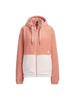 Bunda Color Block Volný střih Vesta s celorozepínacím zipem Bunda IEH74 Wonder Quartz [Adidas] Dámská Clay/Wonder (IK9864) J/L