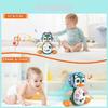 Adorable Electric Wobbling Penguin Toy With Lights And Music For Early Education
