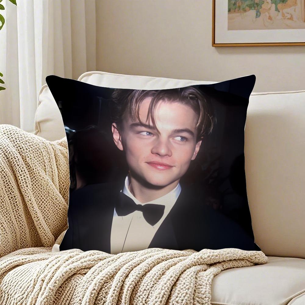 L-Leonardo D-Dicaprio Cushion Cover Pillowcase Anti-Dustmite Living Room Sofa Decor Cushion Room