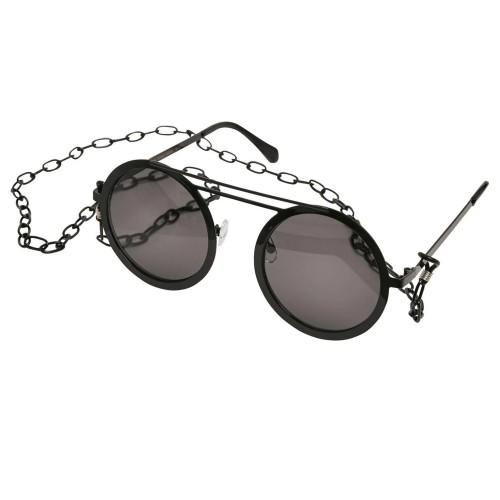Urban Classics Unisex Adult Round Sunglasses With Chain