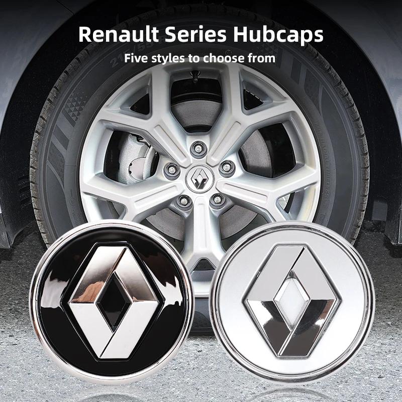 Für Renault 2026 Neue Radkappen Für Renault RS Clio Captur Trafic Scenic 2 Megane 2 3 4 Kadjar 4 Stück 56nnn Auto Emblem Radnabe Ce