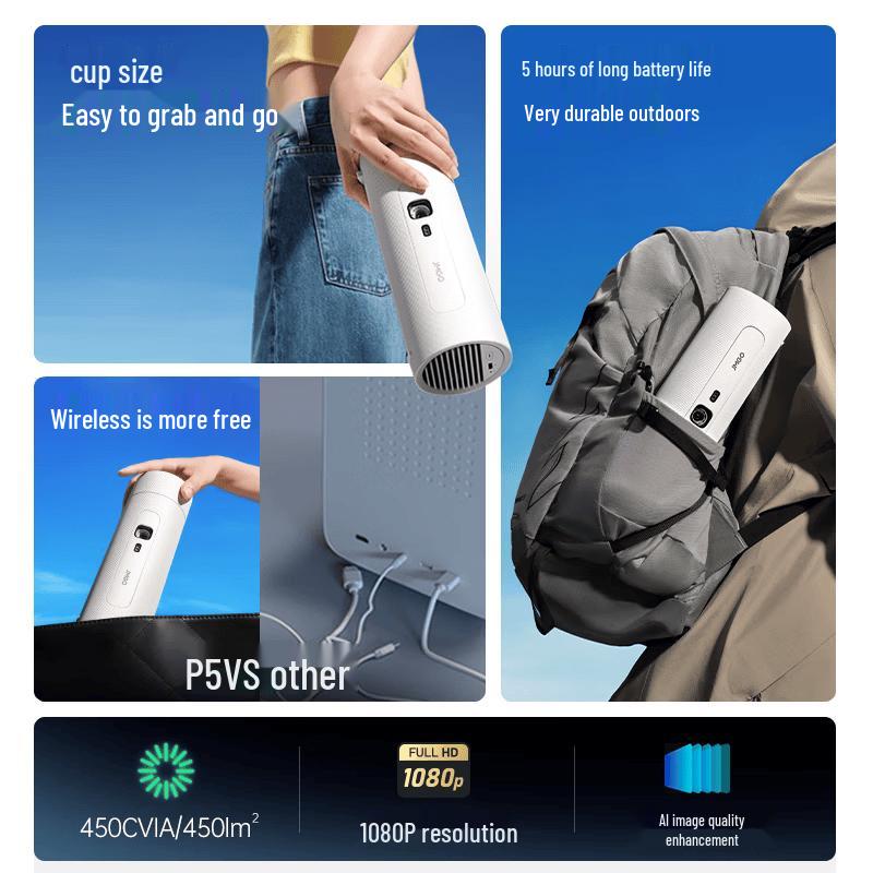 JMGO P5 Portable 1080P Home Projector (CN Version)