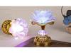 LED Seven-Color Lotus Lamp for Worship and Offering - Electronic Ever-Burning Buddhist Lamp for Guanyin and God of Wealth.