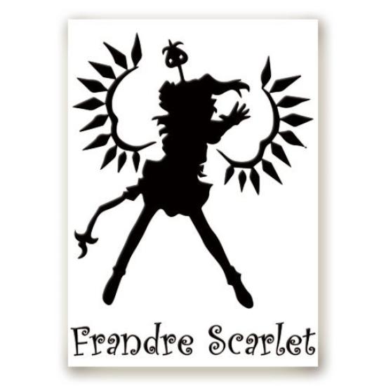 

NEW Cutting Sticker Black 015B Flandre Scarlet