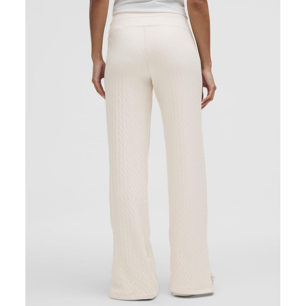 Lululemon Engineered Warmth Cable Knit Pant Bone Bone