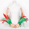 Large Feather Bracelet Cuffs for Halloween & Christmas Costumes