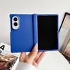 Custodia Protettiva Colorata PC con Cerniera Sottile Skin Feel per Samsung Galaxy Z Fold 8 Cornice Rialzata Fotocamera Cover a Libro Antiurto Funda