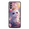 Colorful Cat Design Phone Case for Samsung Galaxy S26 S25 S24 S23 S22 S20 S21 FE Ultra S25 Edge Plus 5G Soft TPU Cover Funda Bag