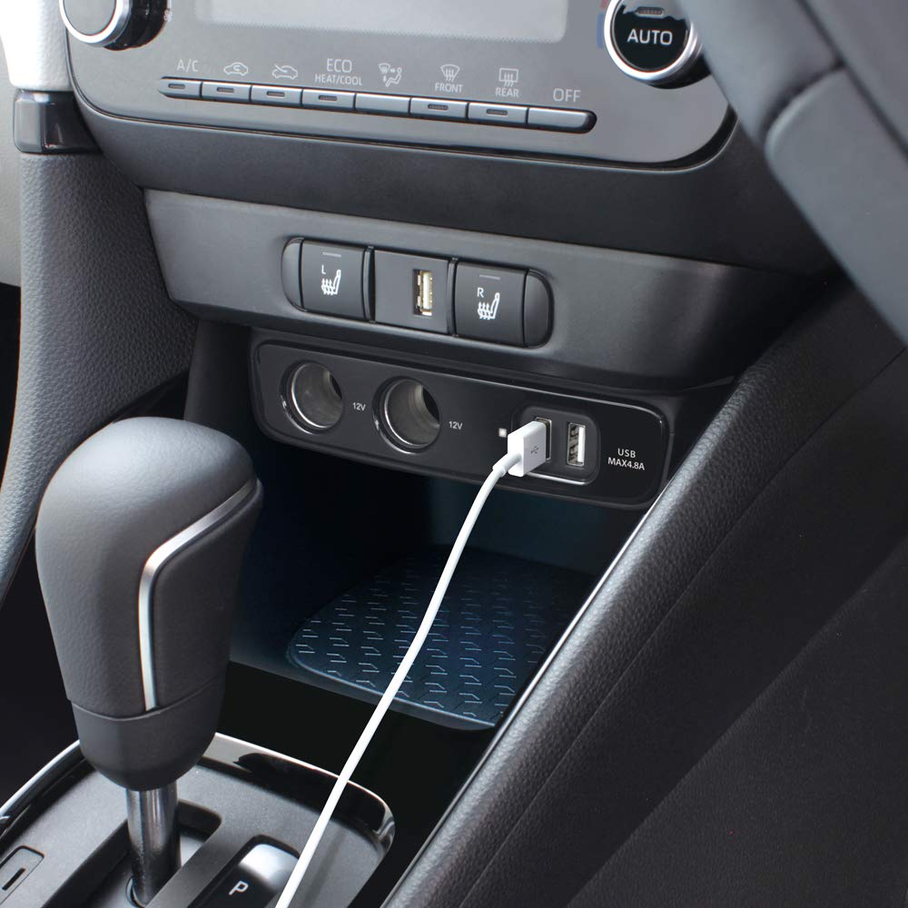 Tsuchiya Yac Socket Power Box for Toyota Yaris and Yaris Black Vehicle-Specific Cross, (SY-YA4)