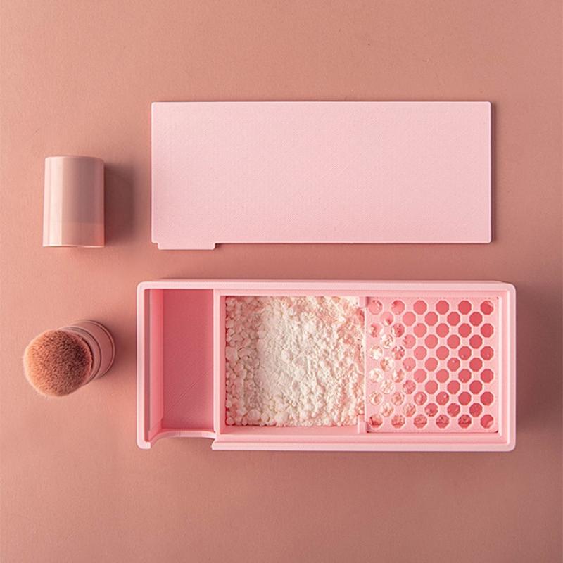 Polymer Clay Cutter Anti-Stick Starch Box With Brush Soft Ceramic Powder Storage Box Diy Earrings Jewelry Auxiliary Tools