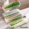 1/2/3pcs Refrigerator Fresh-keeping Storage Box Fresh-keeping Artifact Food Preservation Boxes Transparent Sealed Storage Box