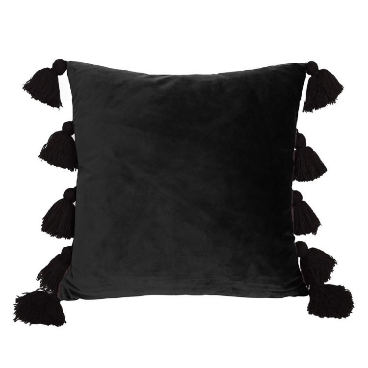 Bohemian Elegance Velvets Cushions Cover with Soft Tassels for Sofa and Bedroom Enhancement
