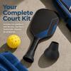 2pcs Suction Cup Design Tennis Ball Retriever Rubber Paddle Ball Picker  Outdoor Court